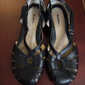 Thom McAn Black Strappy Sandals